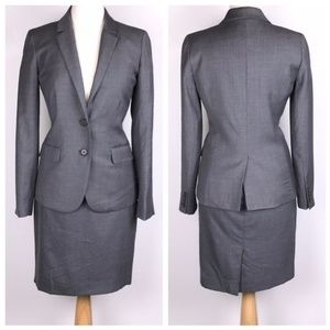 JCrew Light Grey Wool Suit Jacket